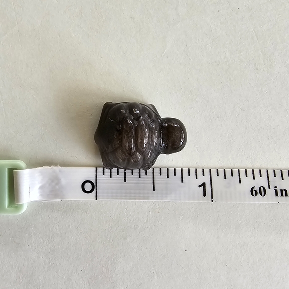 🐢 Golden Obsidian Carved Tortoise - Picture 6 of 8